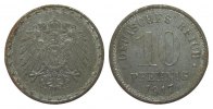 Ersatzmünzen 1. Weltkrieg 10 Pfennig