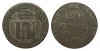 Altdeutschland bis 1871 Westfalen 20 Cent