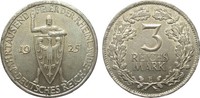 Weimarer Republik 3 Mark Rheinlande