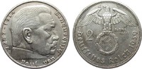 Drittes Reich 2 Mark Hindenburg