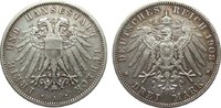 Kaiserreich 3 Mark Lübeck