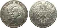 Kaiserreich 5 Mark Anhalt Silberhochzeit