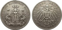 Kaiserreich 5 Mark Hamburg
