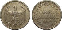 Weimarer Republik 3 Mark Kursmünze