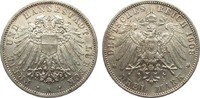 Kaiserreich 3 Mark Lübeck