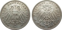Kaiserreich 3 Mark Lübeck