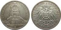 Kaiserreich 3 Mark Sachsen Völkerschlachtdenkmal