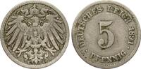 Kaiserreich 5 Pfennig -