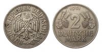Bundesrepublik Deutschland 2 DM Trauben und Ähren -