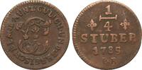 Altdeutschland bis 1871 1/4 Stüber Jülich-Berg -
