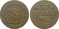 Altdeutschland bis 1871 1/4 Stüber Jülich-Berg -