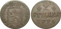 Altdeutschland bis 1871 2 Stüber Jülich-Berg -