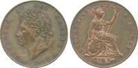 Europa (ohne €) Halfpenny Großbritannien George IV. -