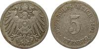 Kaiserreich 5 Pfennig -