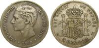 Europa (ohne €) 5 Pesetas Alfonso XII. -