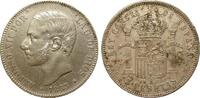 Europa (ohne €) 5 Pesetas Alfonso XII. -