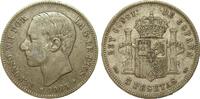 Europa (ohne €) 5 Pesetas Alfonso XII. -