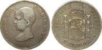 Europa (ohne €) 5 Pesetas Alfonso XIII. -