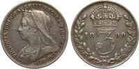 Europa (ohne €) 3 Pence Großbritannien Victoria -