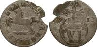 Altdeutschland bis 1871 6 Pfennig Braunschweig-Wolfenbüttel -