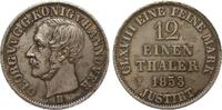 Altdeutschland bis 1871 1/12 Taler Hannover -