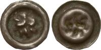 Altdeutschland bis 1871 Hohlpfennig Lüneburg (ab 1293), Löwe nach links, J -