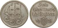 Kolonien und Nebengebiete 1/2 Gulden Danzig -