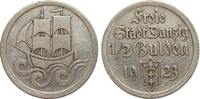 Kolonien und Nebengebiete 1/2 Gulden Danzig -
