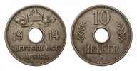 Kolonien und Nebengebiete 10 Heller -