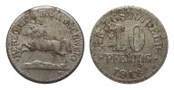 Kolonien und Nebengebiete 10 Pfennig Eisen