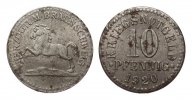 Kolonien und Nebengebiete 10 Pfennig Eisen