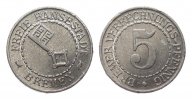 Kolonien und Nebengebiete 5 Verrechnungspfennig