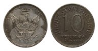 Kolonien und Nebengebiete 10 Fenigów