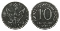 Kolonien und Nebengebiete 10 Fenigów