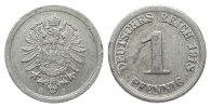 Ersatzmünzen 1. Weltkrieg 1 Pfennig -