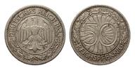 Weimarer Republik 50 Pfennig -