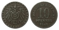 Ersatzmünzen 1. Weltkrieg 10 Pfennig