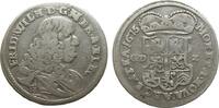 1/3 Taler Preussen 1675 Altdeutschland bis 1871  gereinigt, schön / sehr schön