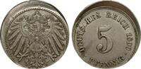 Kaiserreich 5 Pfennig -