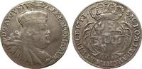8 Groschen Sachsen 1753 Altdeutschland bis 1871  kleine Henkelspur, fast sehr schön