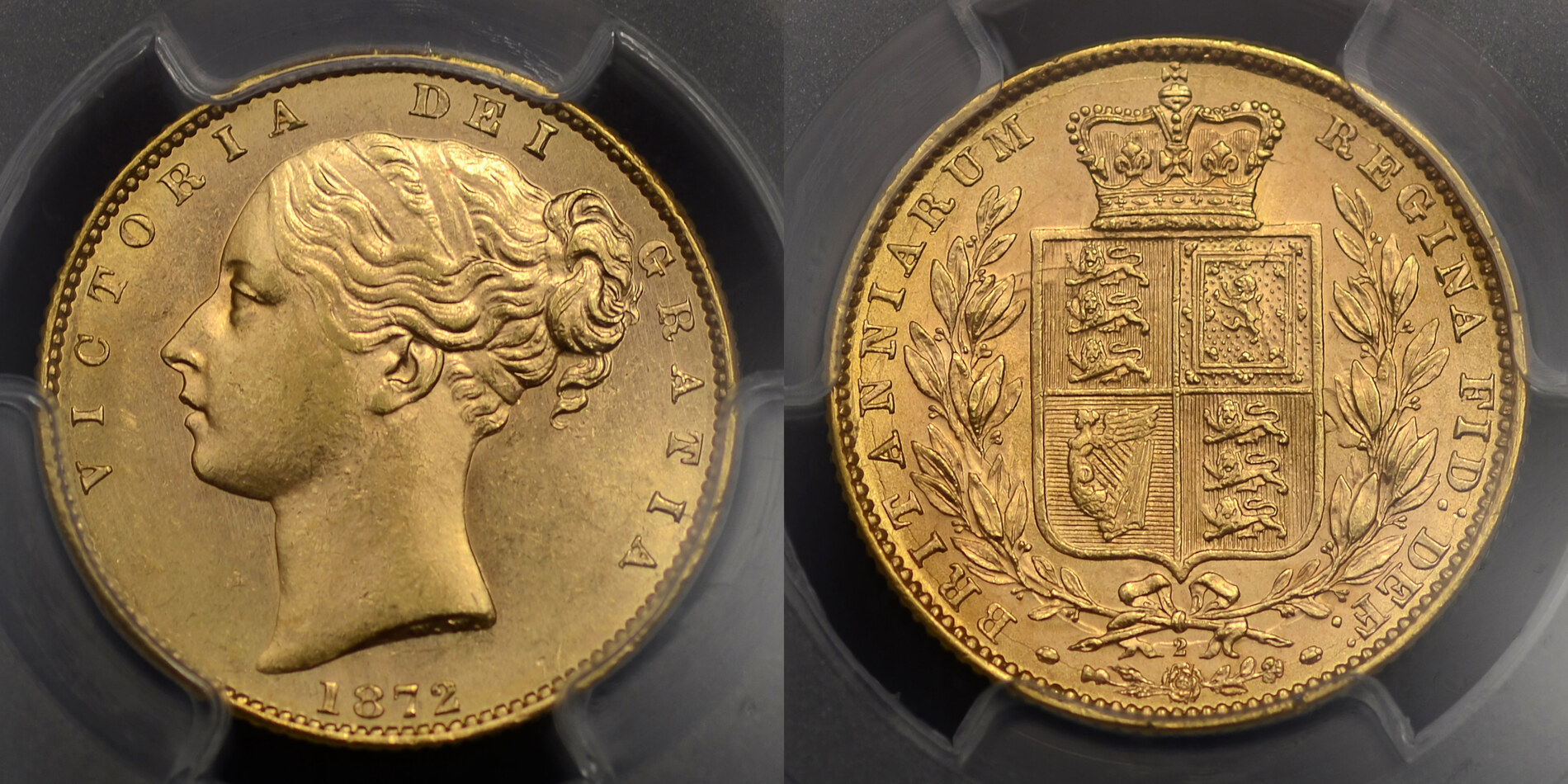 Суверен. Соверен чеканки Мельбурн. Australia 1/2 Sovereign 1861.