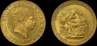GREAT BRITAIN 1820 GEORGE III, 1820 GOLD SOVEREIGN, OPEN 2 IN LARGE NEAT... 12111,42 EUR  zzgl. 36,91 EUR Versand