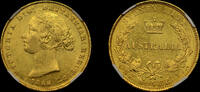AUSTRALIA 1866 AUSTRALIA, VICTORIA 1866 SOVEREIGN, SYDNEY MINT, EX. DOUR... 3114,37 EUR  zzgl. 36,91 EUR Versand