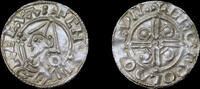 GREAT BRITAIN CNUT, SILVER PENNY, MONEYER LEOFWOLD, LONDON MINT, MS 63 -