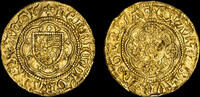 GREAT BRITAIN HENRY VI, GOLD QUARTER NOBLE, ANNULET ISSUE -