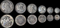 GREAT BRITAIN  VICTORIA, 1893 SILVER PROOF SET, WITH ORIGINAL ROYAL MINT FITTED BOX