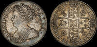 GREAT BRITAIN 1713 QUEEN ANNE, 1713 SILVER CROWN, AU58  10323,55 EUR  zzgl. 36,91 EUR Versand