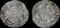 GREAT BRITAIN HENRY VII SILVER GROAT, CLASS IIIC MINT MARK ANCHOR -