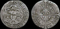 GREAT BRITAIN HENRY VII SILVER GROAT, FIRST ISSUE, CLASS I, ROSE ON BUST -