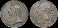 GREAT BRITAIN 1897 VICTORIA, 1897 DIAMOND JUBILEE LARGE SIZE SILVER MEDA... 726,69 EUR  zzgl. 36,91 EUR Versand